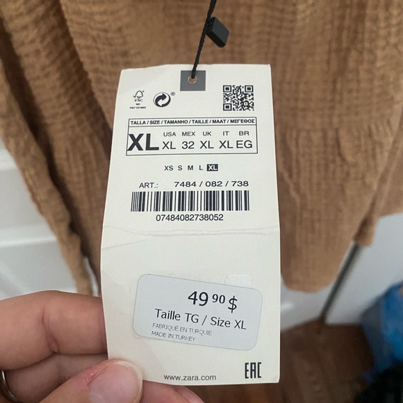 NWT- Zara short tiered dress - Picture 4 of 4